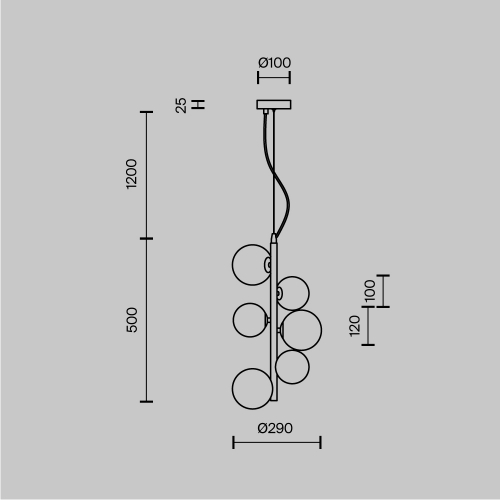 Maytoni MOD545PL-06B