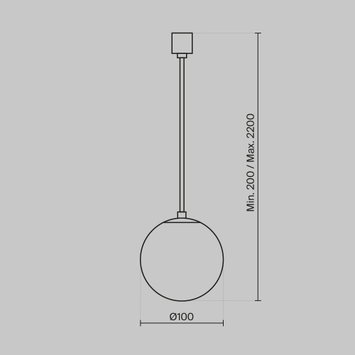 Maytoni P039PL-5W4K-10-B