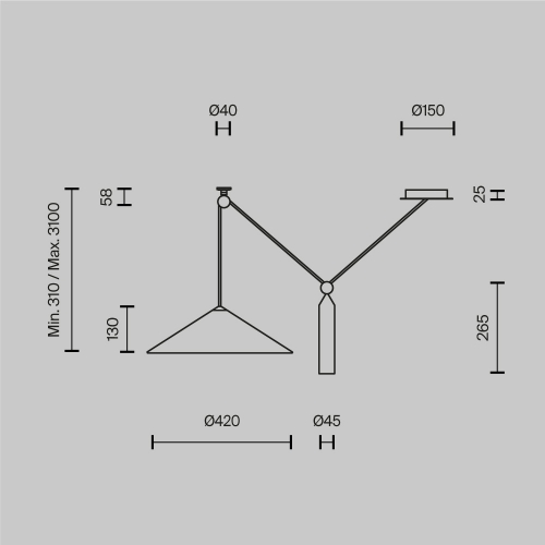 Maytoni P080PL-01B