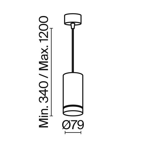 Maytoni P085PL-12W3K-W
