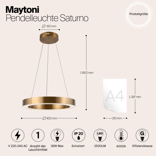 Maytoni Saturno 2