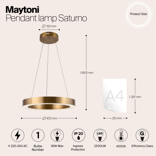 Maytoni Saturno 2