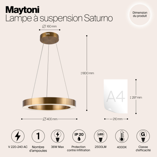 Maytoni Saturno 2