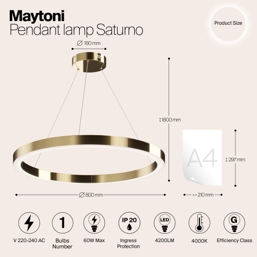 Maytoni Saturno