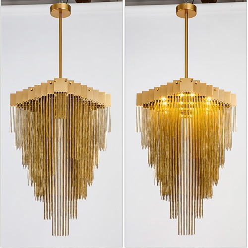 Metal Sea Chandelier