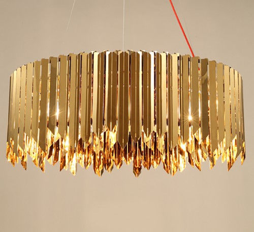 Metal Sea Chandelier Round