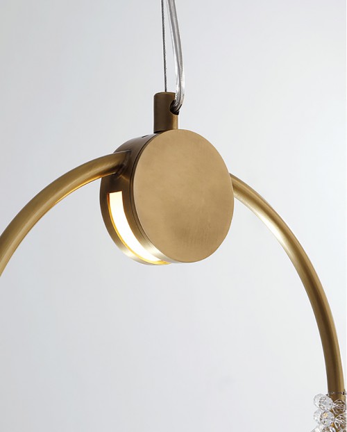 Modern Brass Pendant