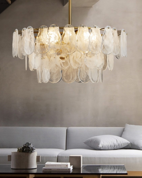 Modern Matt Chandelier