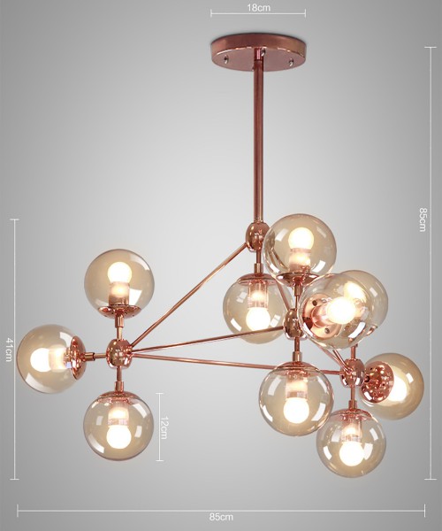 Modo Chandelier Copper