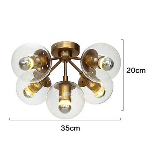 Modo Chandelier Brass Color