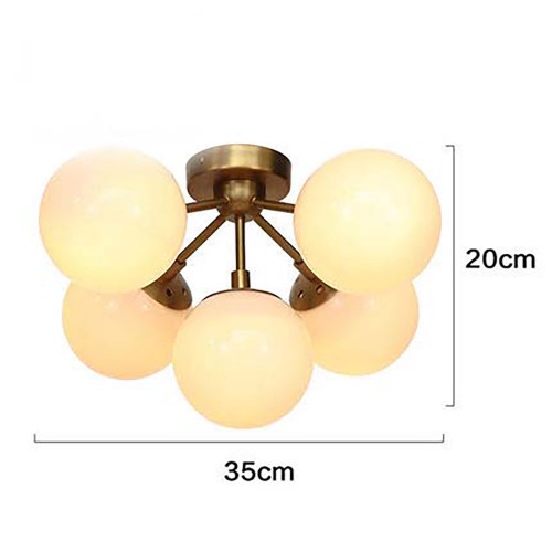 Modo Chandelier Brass Color