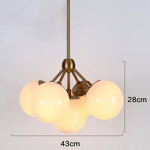 Modo Chandelier Brass Color