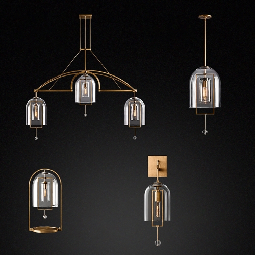 Morf Brass Pendant