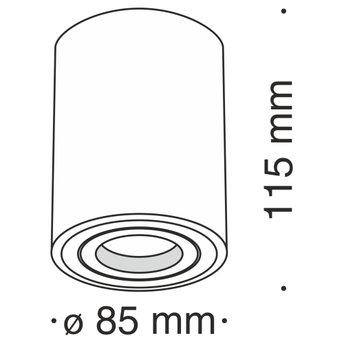 Потолочный светильник Technical C016CL-01B