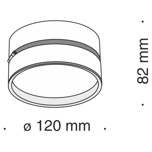 Потолочный светильник Technical C024CL-L18B