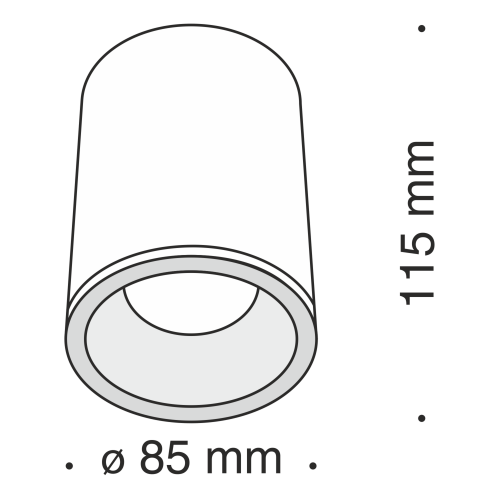 Потолочный светильник Technical C029CL-01B