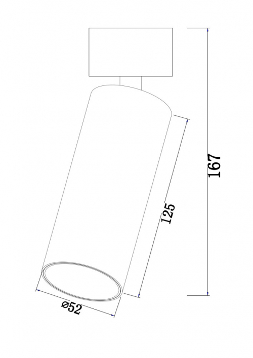 Потолочный светильник Technical C055CL-L12B4K
