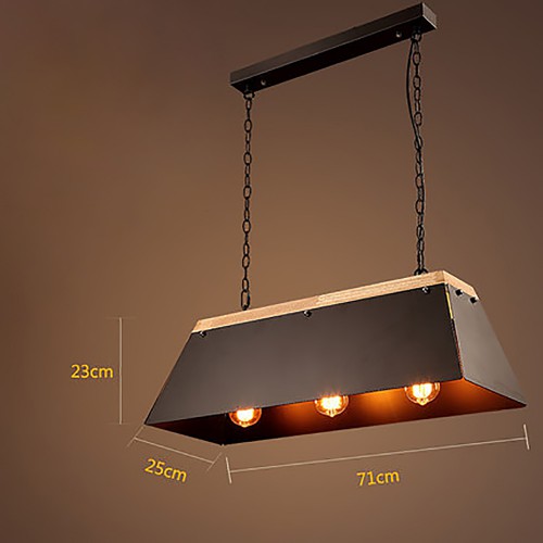 Red Metal Chandelier
