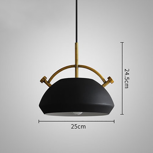 Rules Black/white Pendant