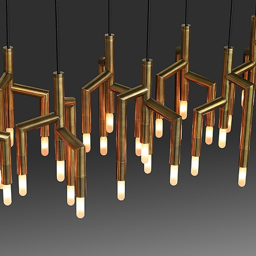 Stunning Brass Chandelier