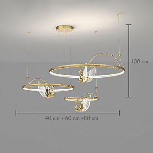 Swan Chandelier