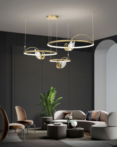 Swan Chandelier