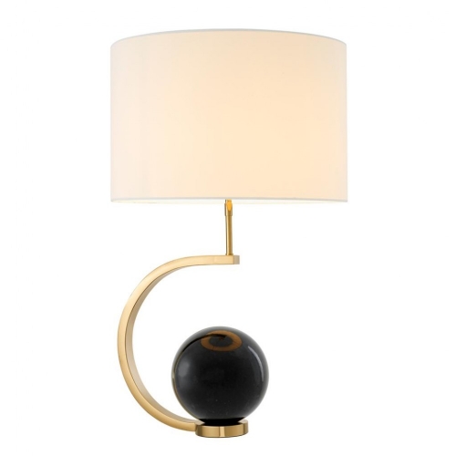 Table Lamp Luigi Gold Finish Incl White Shade 111037