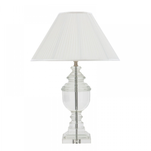 Table Lamp Noble Crystal Incl. White Shade 107225