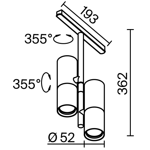 Technical TR005-4-2X12W-DS-BBS