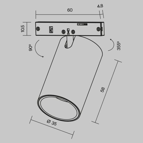 Technical TR187-1-5W4K-M-BW
