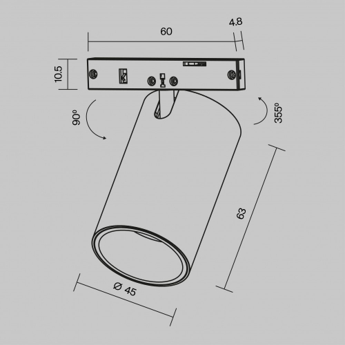Technical TR187-1-9W2.7K-M-B