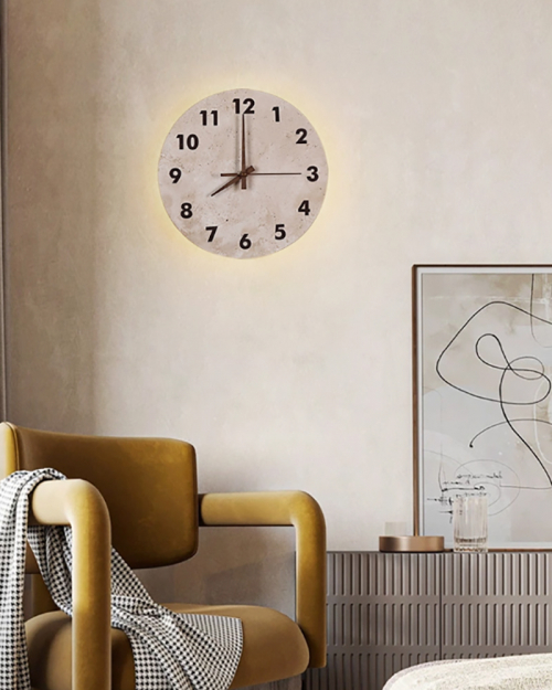 Travertine Clock 2