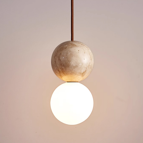 Travertine Pendant 4