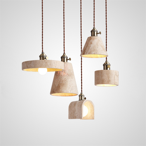 Travertine Pendant 7