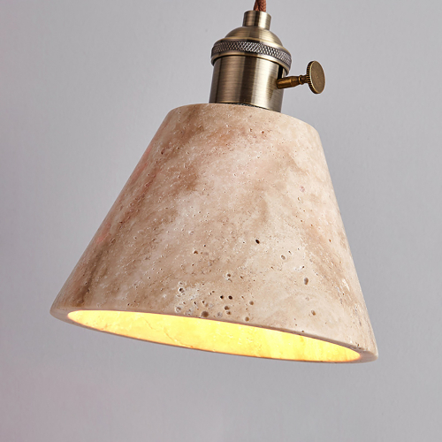 Travertine Pendant 7