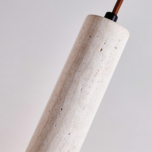 Travertine Pendant Glass