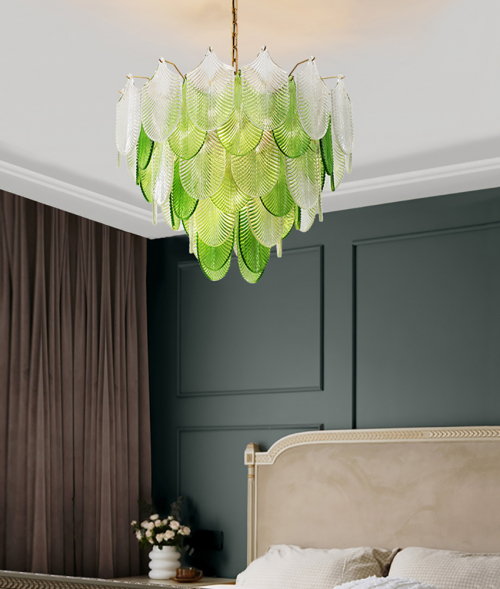 Valencia Green Chandelier